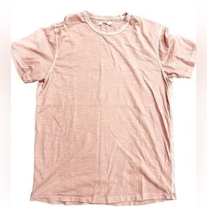 American Eagle pink slub tee